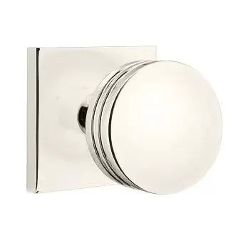 Emtek Bern Door Knob and Square Rose by Emtek