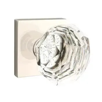 Emtek Diamond Door Knob with Square Rose by Emtek