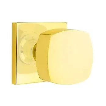 Emtek Freestone Door Knob and Square Rose by Emtek