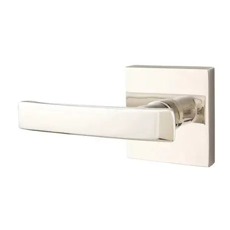 Emtek Geneva Door Lever with Square Rose by Emtek