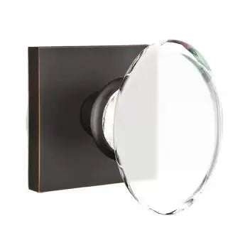 Emtek Hampton Door Knob with Square Rose by Emtek