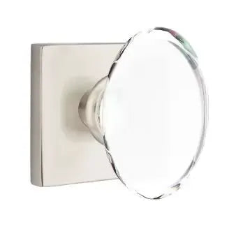 Emtek Hampton Door Knob with Square Rose by Emtek
