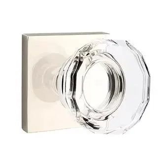 Emtek Lowell Door Knob with Square Rose by Emtek
