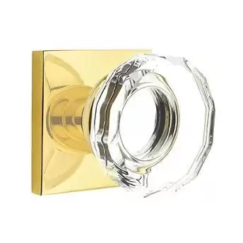 Emtek Lowell Door Knob with Square Rose by Emtek