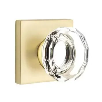 Emtek Lowell Door Knob with Square Rose by Emtek