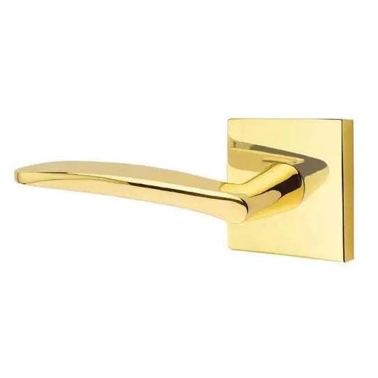 Emtek Poseidon Door Lever with Square Rose by Emtek