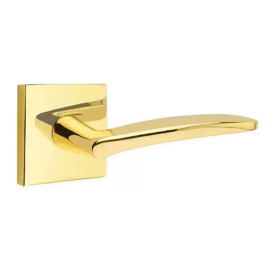 Emtek Poseidon Door Lever with Square Rose by Emtek