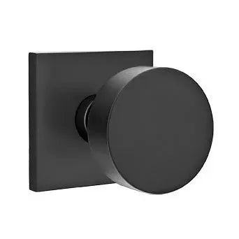 Emtek Round Door Knob and Square Rose by Emtek