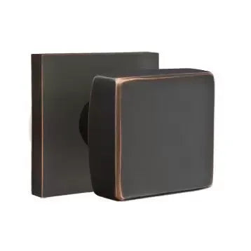 Emtek Square Door Knob with Square Rose by Emtek