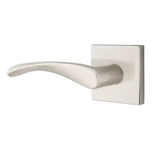 Emtek Triton Door Lever with Square Rose by Emtek