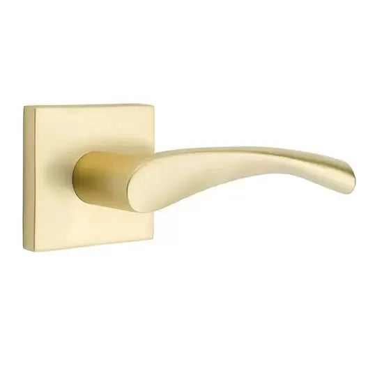 Emtek Triton Door Lever with Square Rose by Emtek