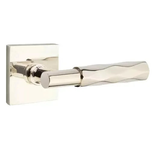 Emtek Tribeca Lever with T-Bar Stem and Square Rose by Emtek