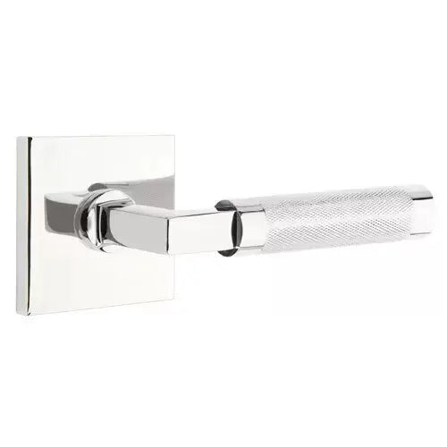 polished chrome lever