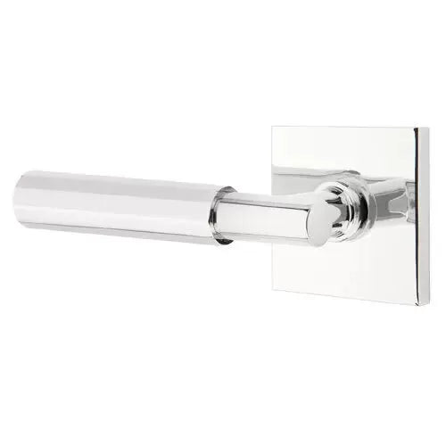 polished chrome lever