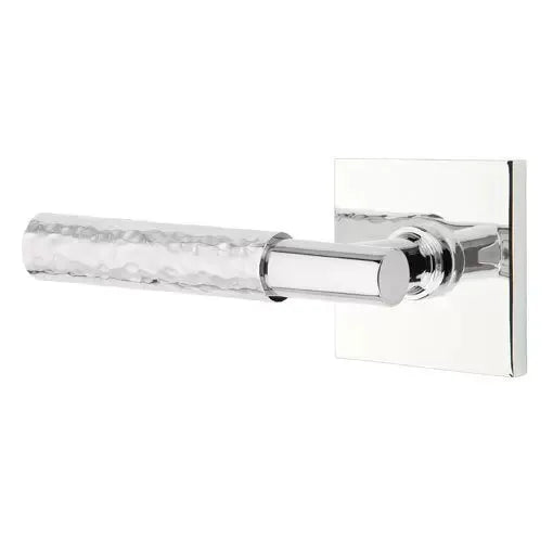 polished chrome lever