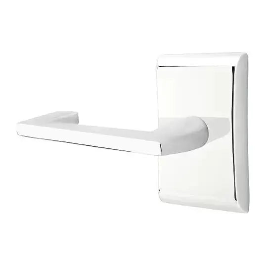 Emtek Argos Door Lever with Neos Rose by Emtek