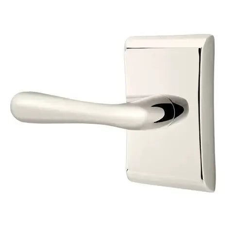 Emtek Basel Door Lever with Neos Rose by Emtek