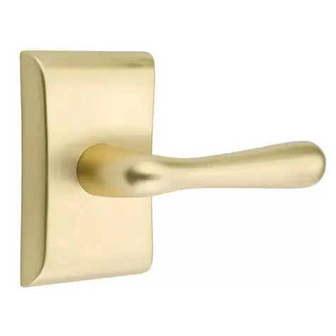 Emtek Basel Door Lever with Neos Rose by Emtek