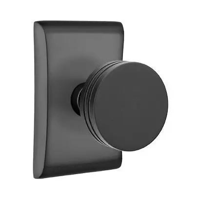 Emtek Bern Door Knob and Neos Rose by Emtek