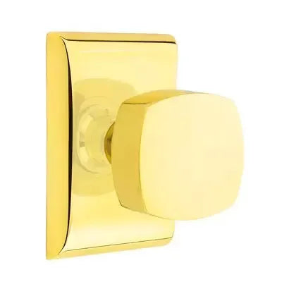 Emtek Freestone Door Knob and Neos Rose by Emtek