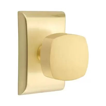 Emtek Freestone Door Knob and Neos Rose by Emtek