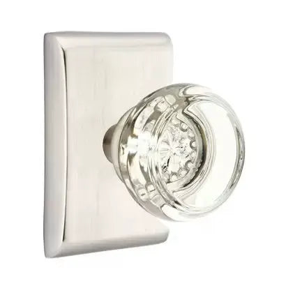 Emtek Georgetown Door Knob with Neos Rose by Emtek