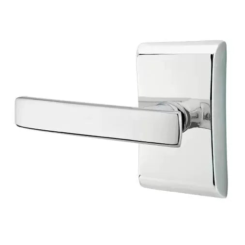 Emtek Geneva Door Lever with Neos Rose by Emtek