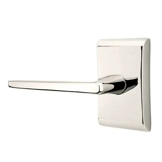Emtek Hermes Door Lever with Neos Rose by Emtek