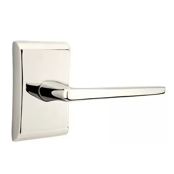 Emtek Hermes Door Lever with Neos Rose by Emtek