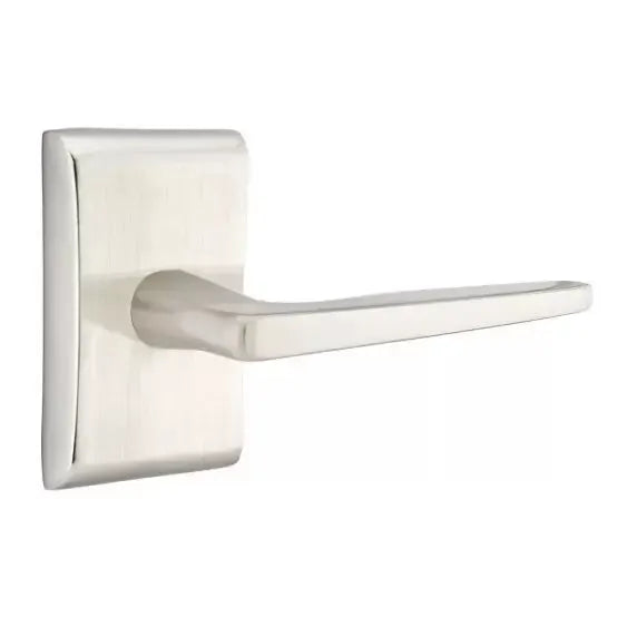 Emtek Hermes Door Lever with Neos Rose by Emtek