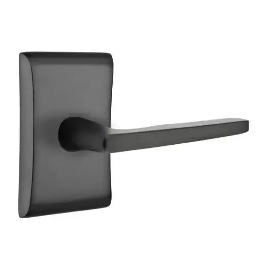Emtek Hermes Door Lever with Neos Rose by Emtek