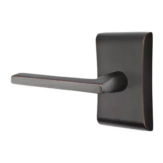Emtek Helios Door Lever with Neos Rose by Emtek