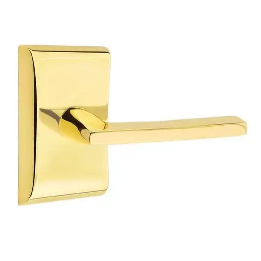 Emtek Helios Door Lever with Neos Rose by Emtek