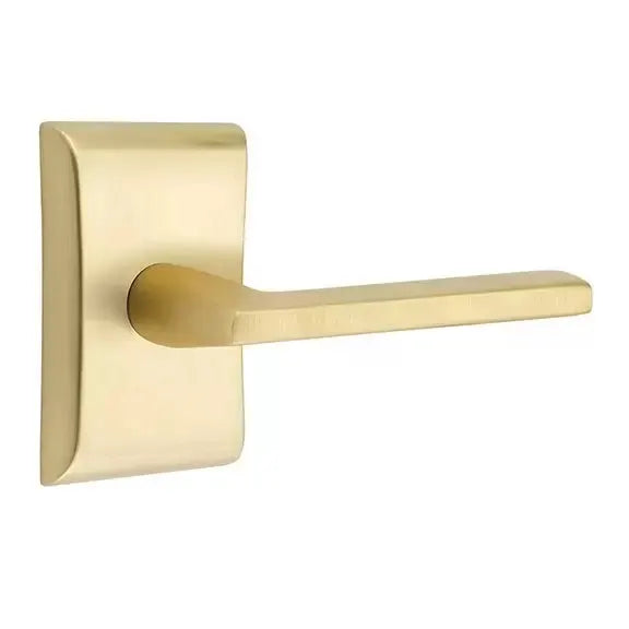 Emtek Helios Door Lever with Neos Rose by Emtek