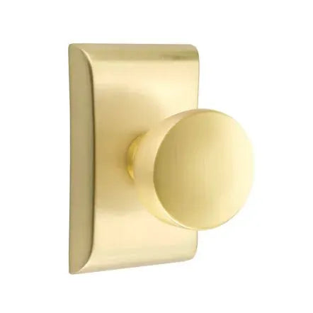 Emtek Laurent Door Knob with Neos Rose by Emtek