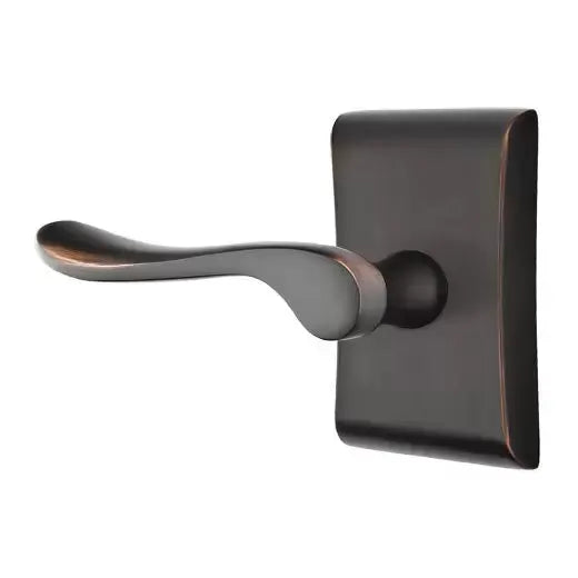 Emtek Luzern Door Lever with Neos Rose by Emtek