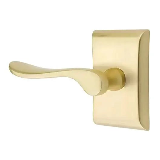 Emtek Luzern Door Lever with Neos Rose by Emtek