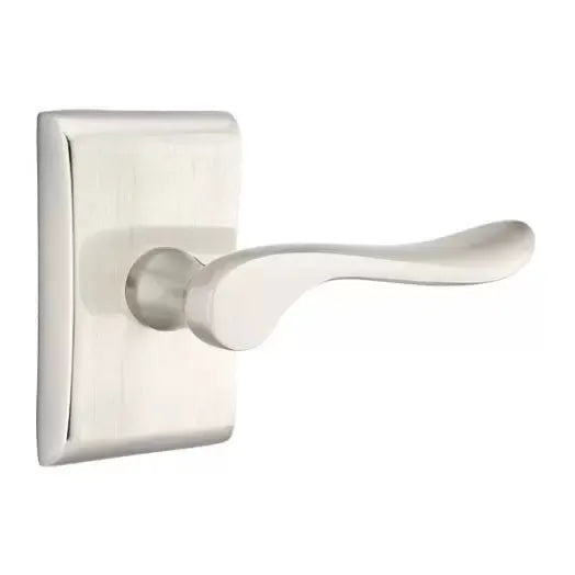 Emtek Luzern Door Lever with Neos Rose by Emtek