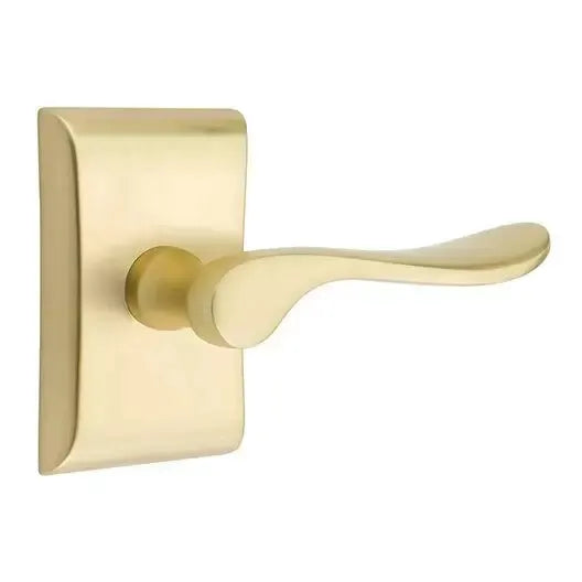 Emtek Luzern Door Lever with Neos Rose by Emtek