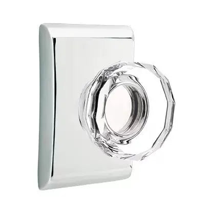 Emtek Lowell Door Knob with Neos Rose by Emtek