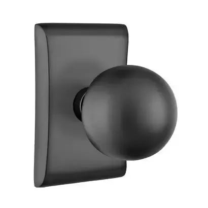 Emtek Orb Door Knob with Neos Rose by Emtek