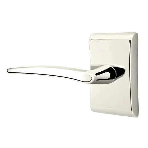 Emtek Poseidon Door Lever with Neos Rose by Emtek