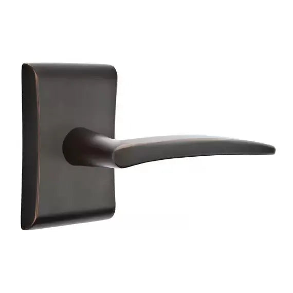 Emtek Poseidon Door Lever with Neos Rose by Emtek