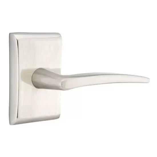Emtek Poseidon Door Lever with Neos Rose by Emtek