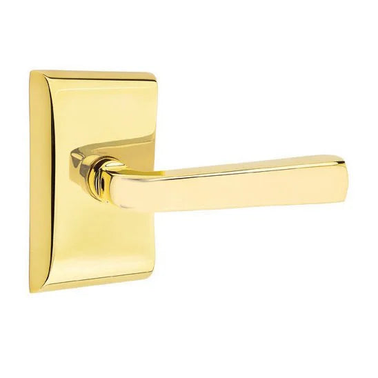 Emtek Sion Door Lever with Neos Rose by Emtek