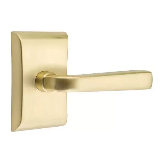Emtek Sion Door Lever with Neos Rose by Emtek