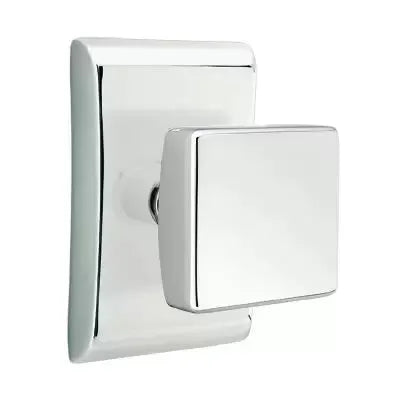 Emtek Square Door Knob and Neos Rose by Emtek