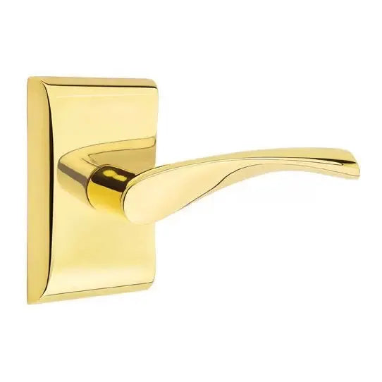 Emtek Triton Door Lever with Neos Rose by Emtek