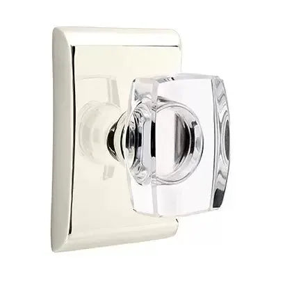 Emtek Windsor Door Knob with Neos Rose by Emtek