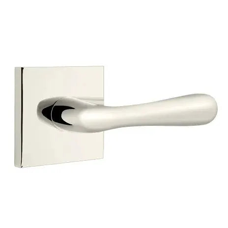 Emtek Basel Door Lever with Square Rose by Emtek